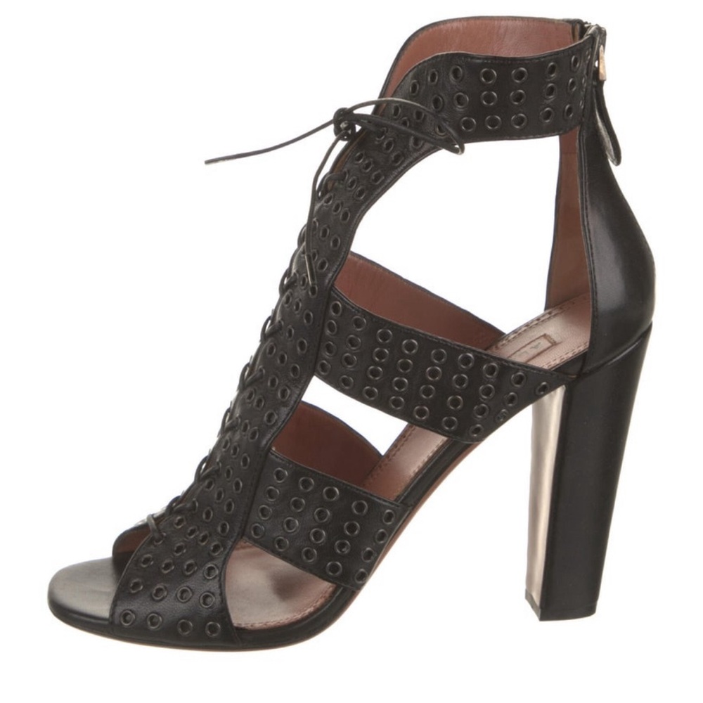 Alaïa Leather T-Strap Pumps -sz 10.5